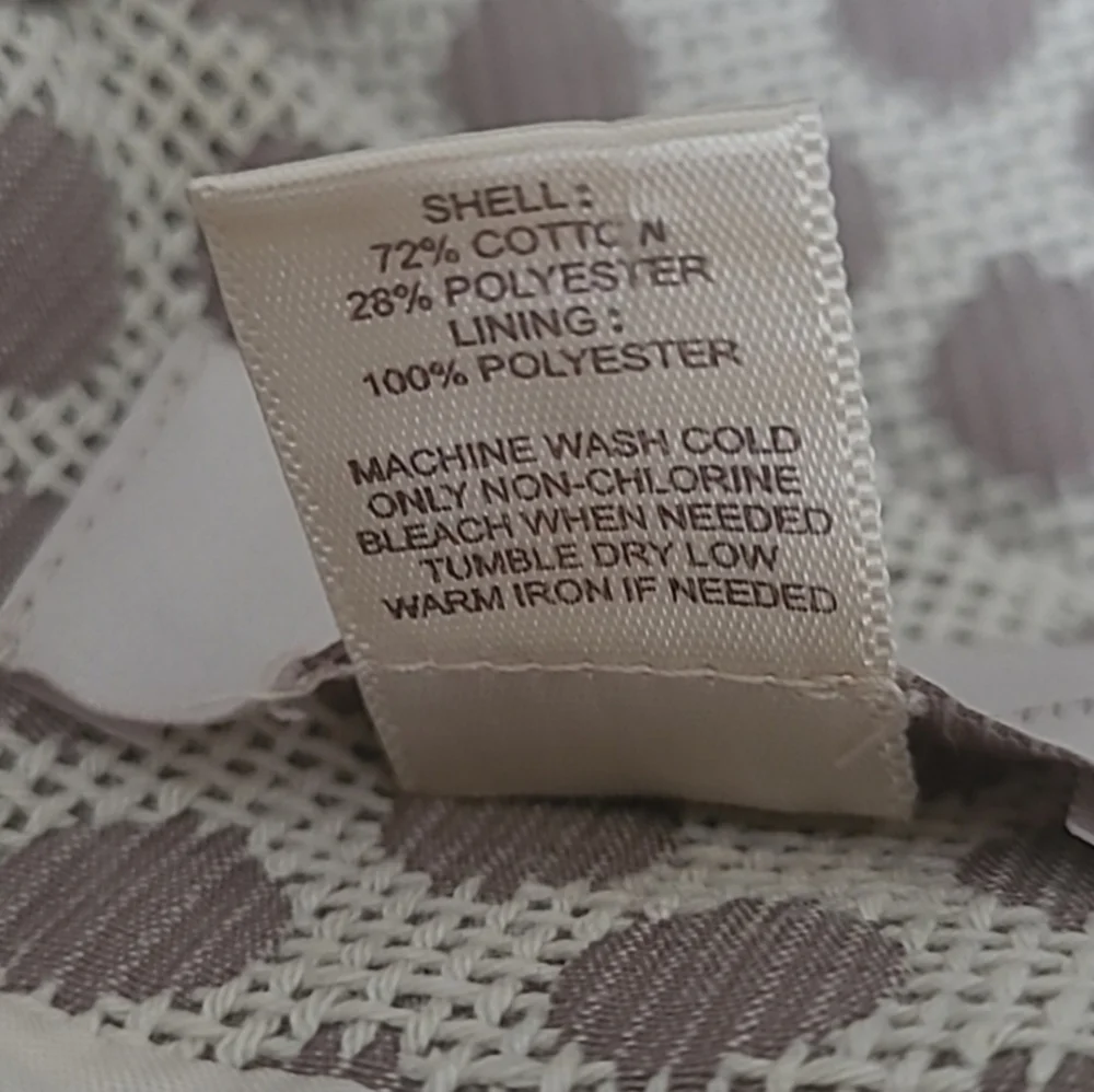 LOFT Petites 8P Polka Dot Mini Skirt Tan Brown Cream Lined Academia Preppy